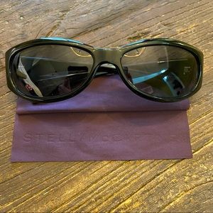 Stella McCartney Sunglasses 59-15-125 Gloss Black with Case and Cloth